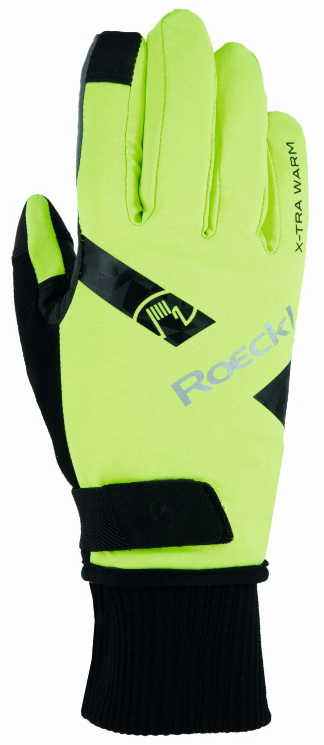 Roeckl Vaduz GTX Winter-Fahrradhandschuh - Neon Yellow