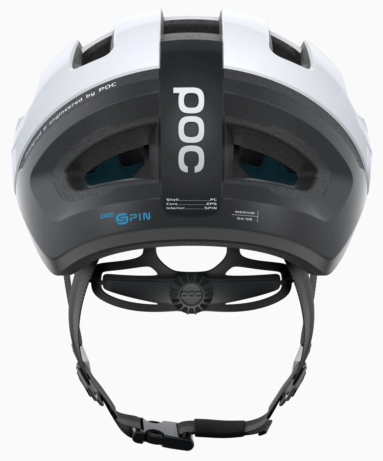 POC Omne Air Resitstance Spin Rennradhelm - Hydrogen White – Bild 4