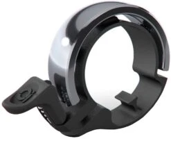 Knog Oi Classic Large Fahrradklingel, 23.8-31.8 Mm-black-silver Polished