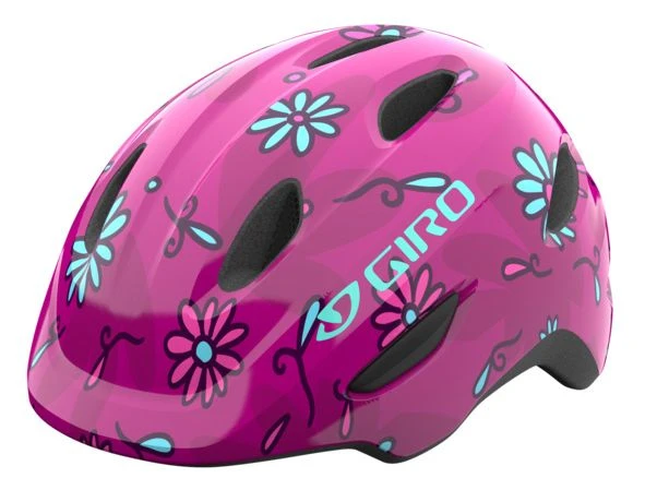 Giro Scamp Kinder Fahrradhelm - Pink Street Sugar Daisies