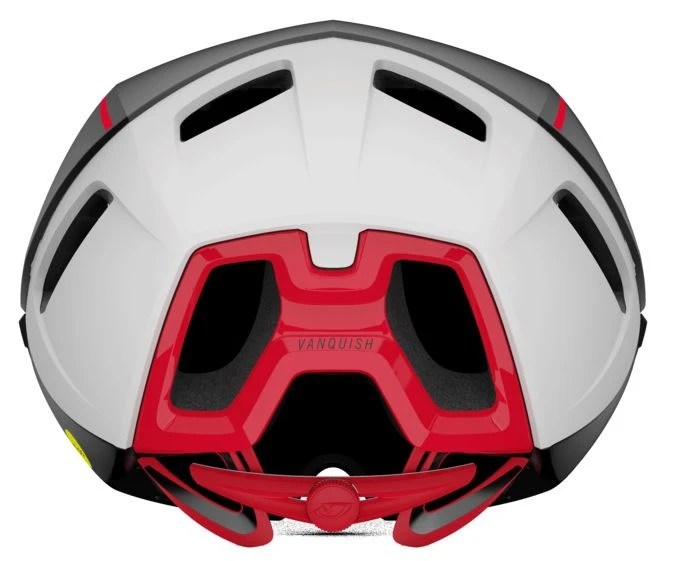 Giro Vanquish Mips Aero-Rennradhelm - Mat Black/white/red – Bild 4
