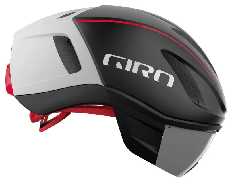 Giro Vanquish Mips Aero-Rennradhelm - Mat Black/white/red – Bild 3