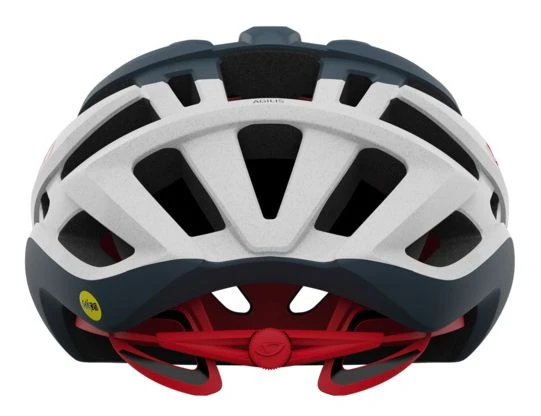 Giro Agilis MIPS Rennradhelm - Mat Port Grey/white/red – Bild 4