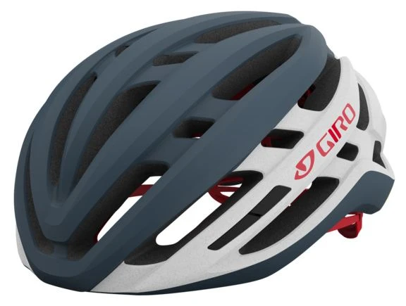 Giro Agilis MIPS Rennradhelm - Mat Port Grey/white/red – Bild 2