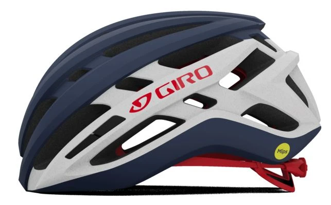 Giro Agilis MIPS Rennradhelm - Matte Midn/white/red