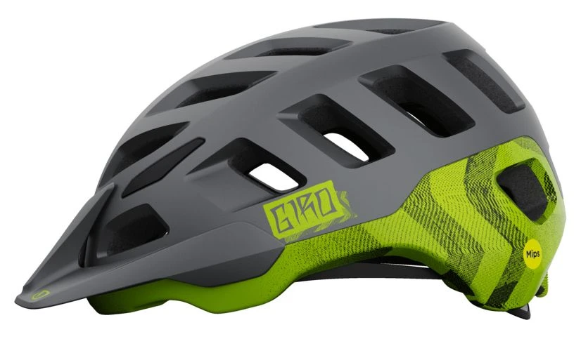 Giro Radix Mips Touren-Fahrradhelm - Mat Met Black/ano Lime