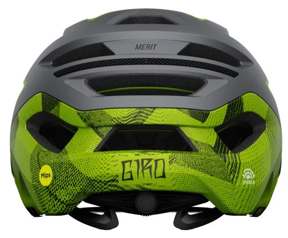 Giro Merit Spherical MIPS MTB Helm - Matte Met Black/ano Lime – Bild 4