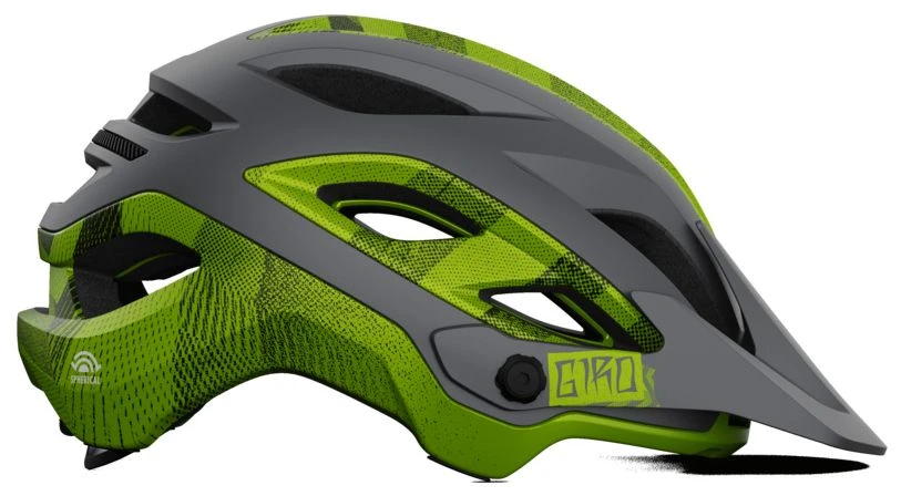 Giro Merit Spherical MIPS MTB Helm - Matte Met Black/ano Lime – Bild 3