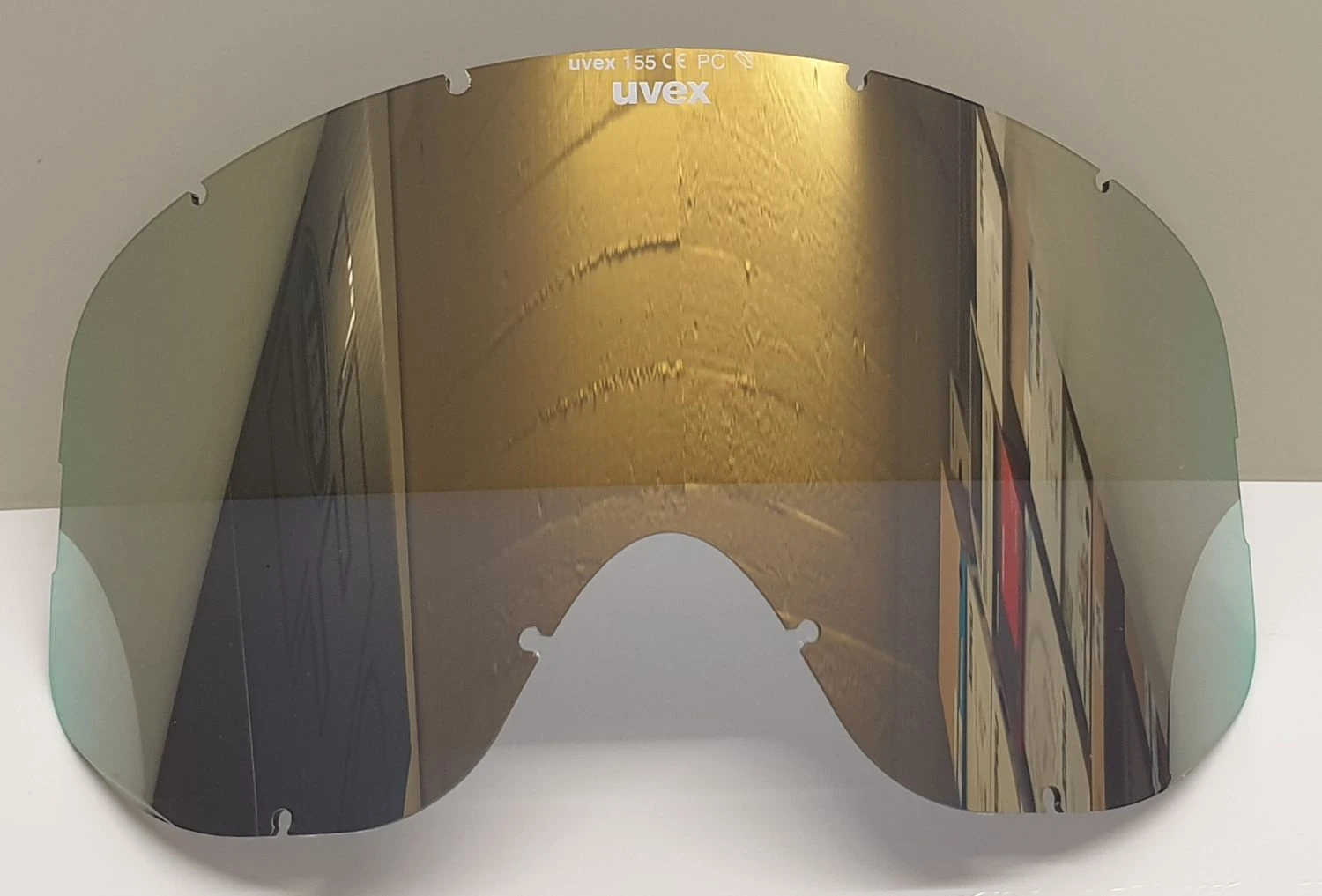 Ersatzscheibe Uvex Athletic Skibrille - Mirror Gold-smoke S2 (155)