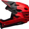 Bell Super DH Spherical MIPS Downhill-Helm - Mat/gloss Red Black Fasthouse