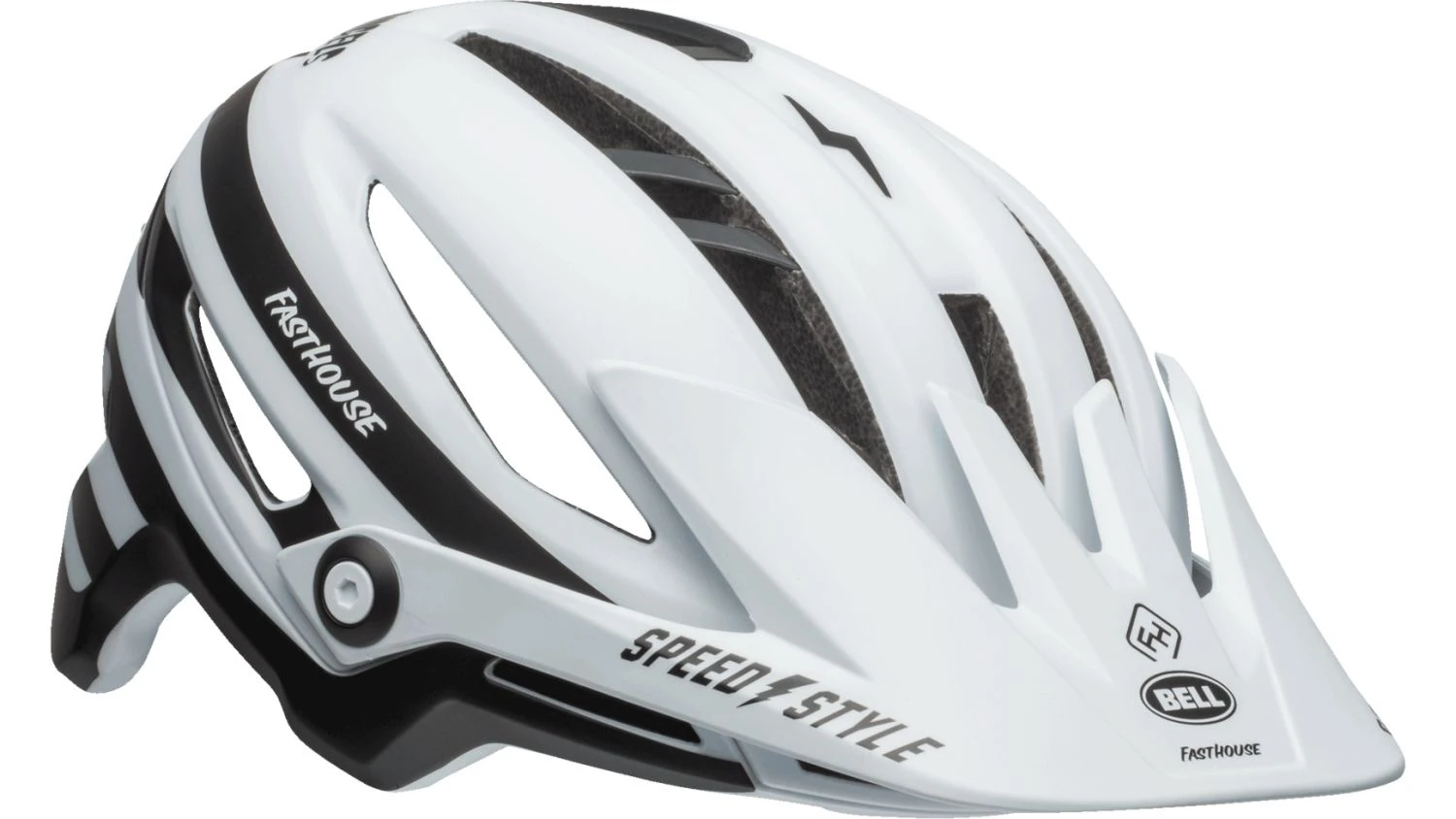 Bell SIXER Mips MTB Fahrradhelm - Mat White Black Fasthouse – Bild 4