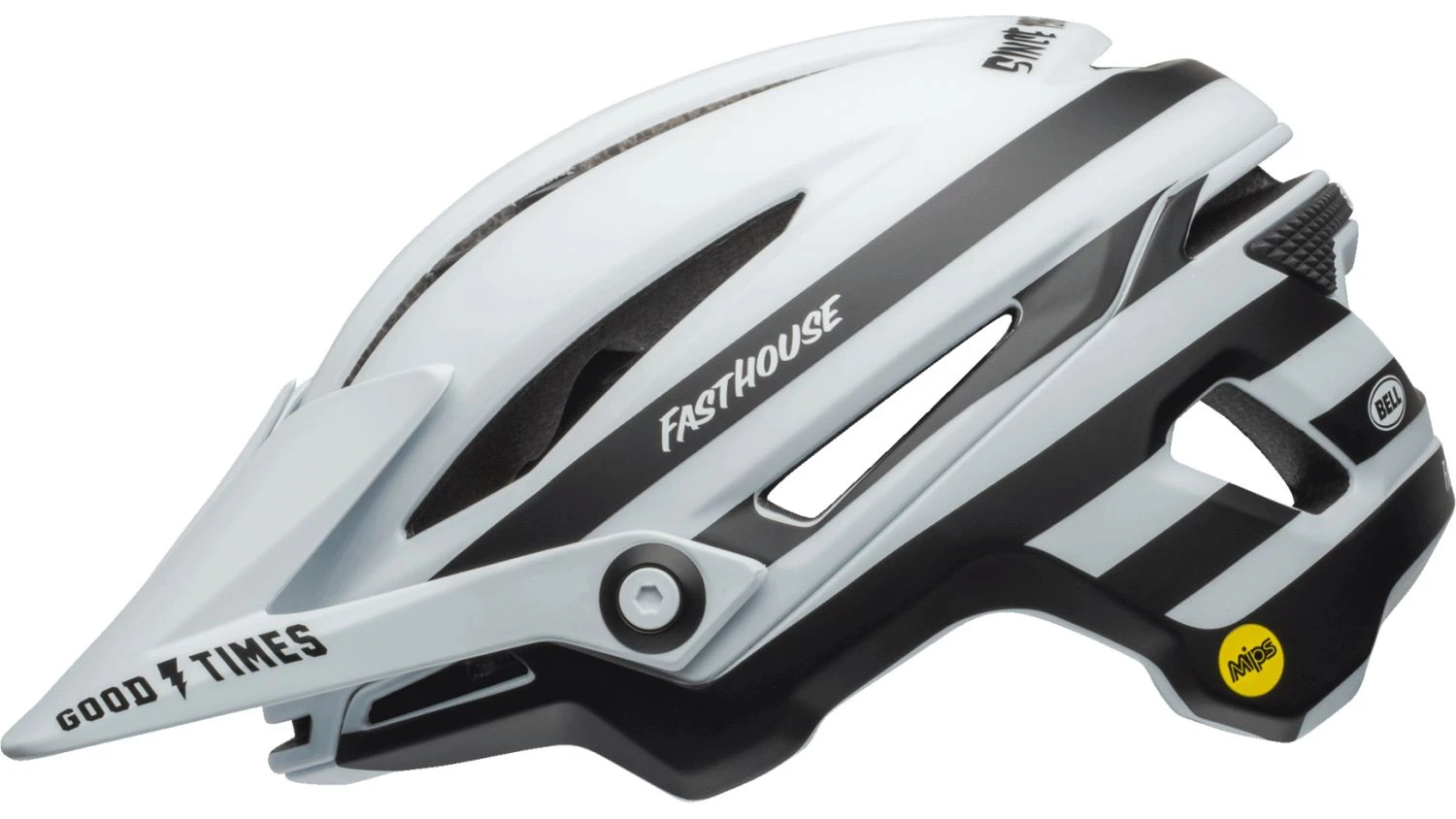 Bell SIXER Mips MTB Fahrradhelm - Mat White Black Fasthouse
