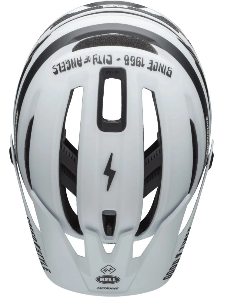 Bell SIXER Mips MTB Fahrradhelm - Mat White Black Fasthouse – Bild 6