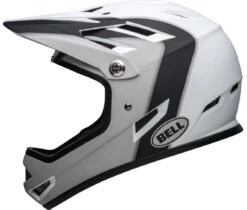 Bell Sanction BMX Downhill-Helm - Matte Black/white Presence