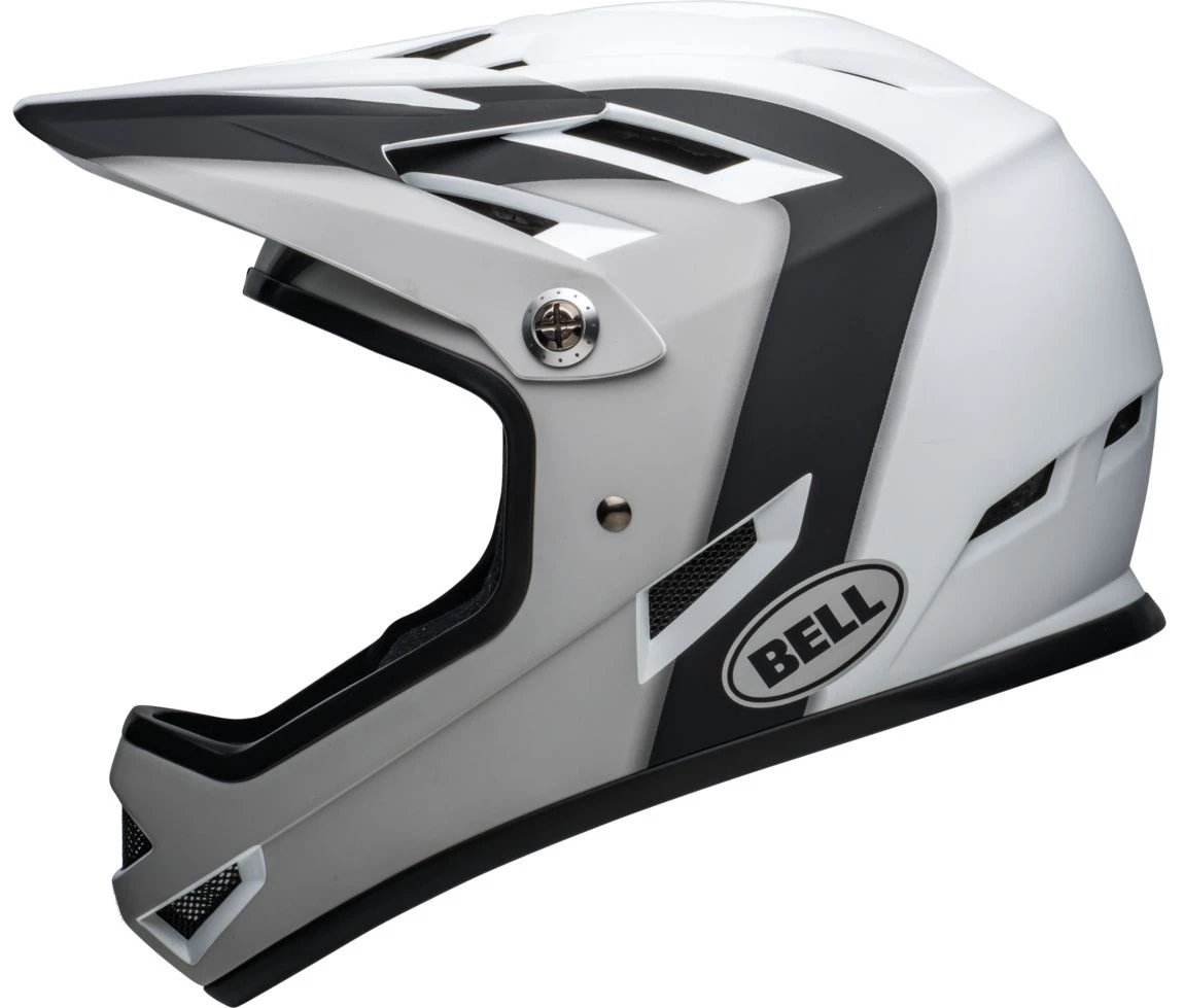 Bell Sanction BMX Downhill-Helm - Matte Black/white Presence