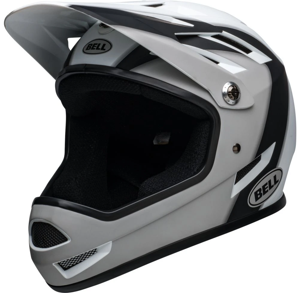 Bell Sanction BMX Downhill-Helm - Matte Black/white Presence – Bild 2