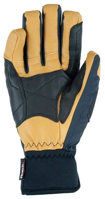 Roeckl Meiringen Wintersport-Skihandschuh - Black/camel – Bild 2