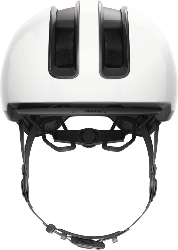 ABUS HUD-Y City- Fahrradhelm - Shiny White – Bild 2