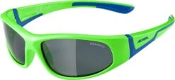 Alpina Flexxy Junior Kindersonnenbrille - Neon Green-blue Gloss
