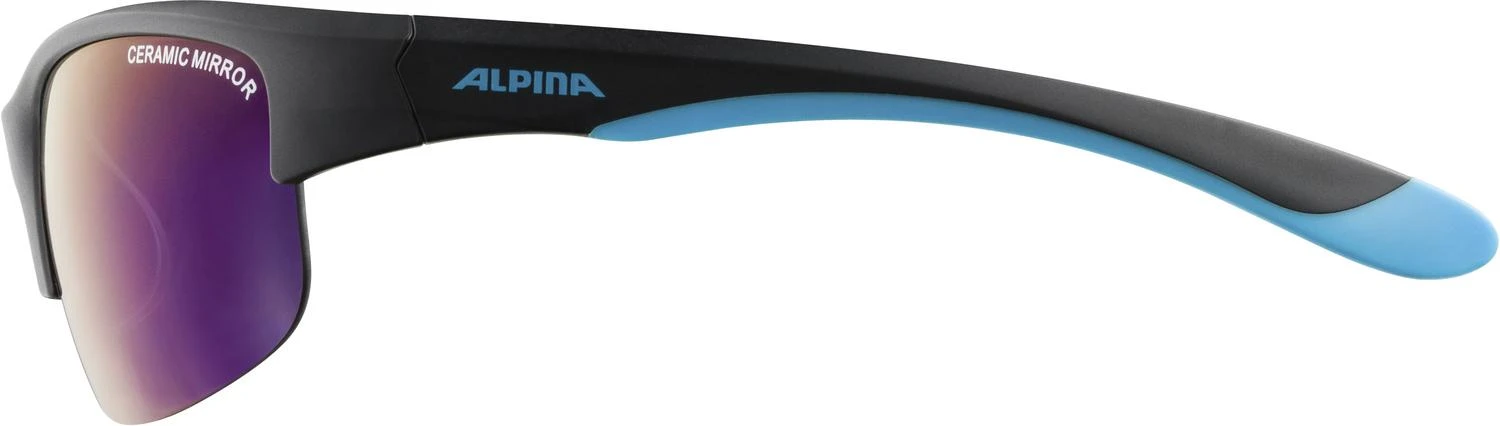 Alpina Flexxy Youth HR Sonnenbrille - Black Blue Matt – Bild 2