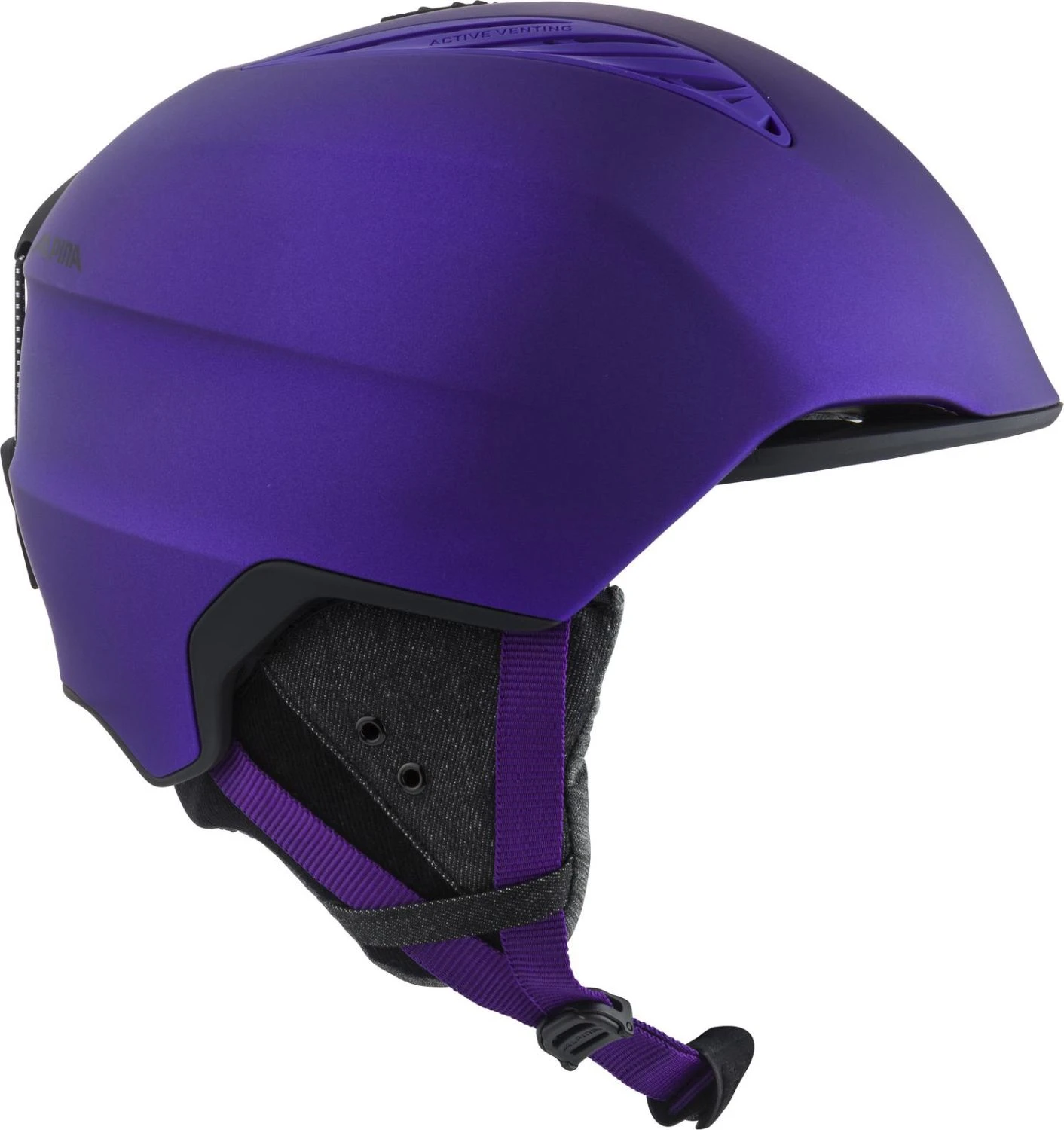 Alpina Grand Lavalan Skihelm-dark-violet Matt – Bild 4