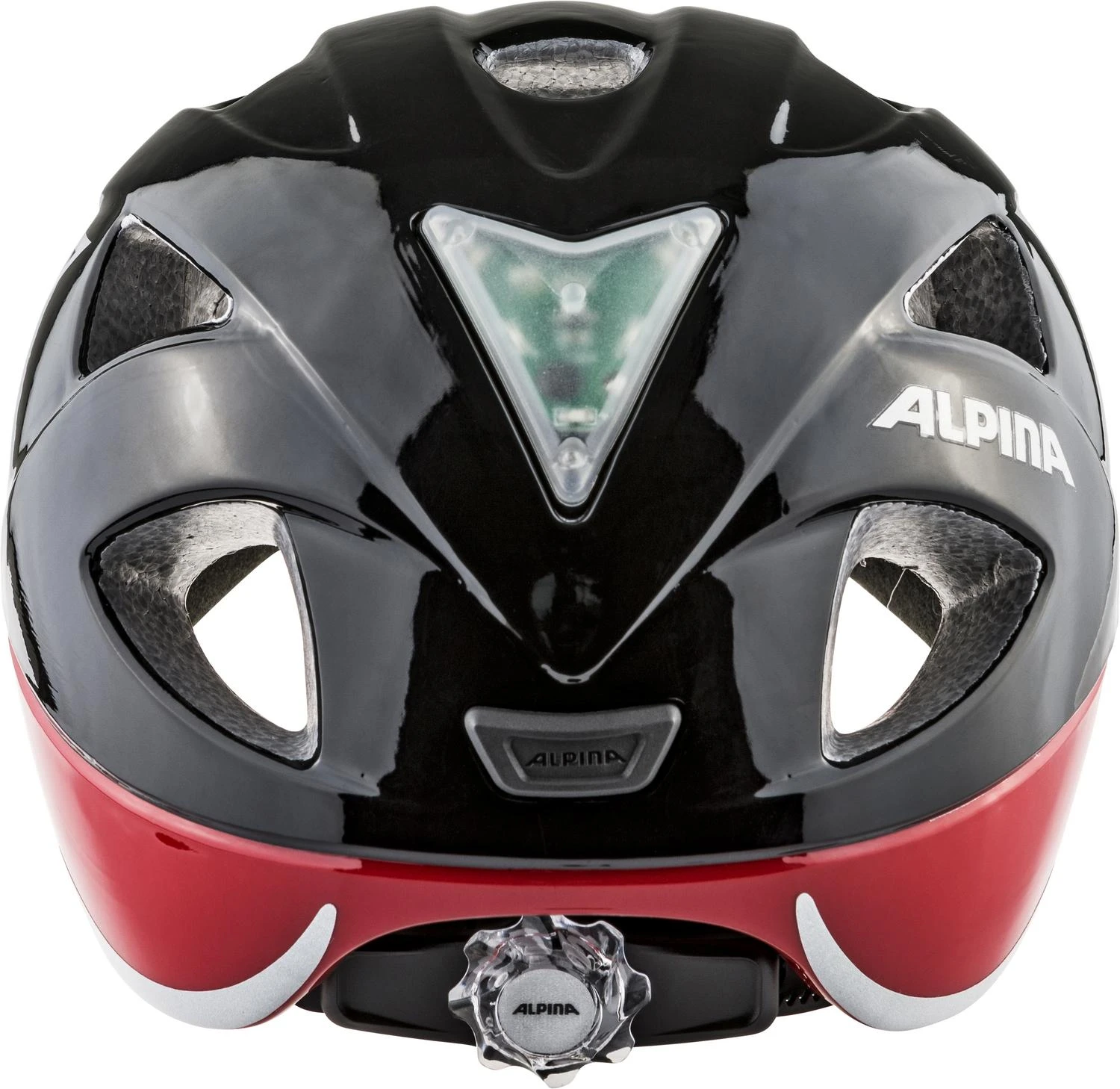 Alpina Ximo Flash Kinder Fahrradhelm - Black Red White Star – Bild 3
