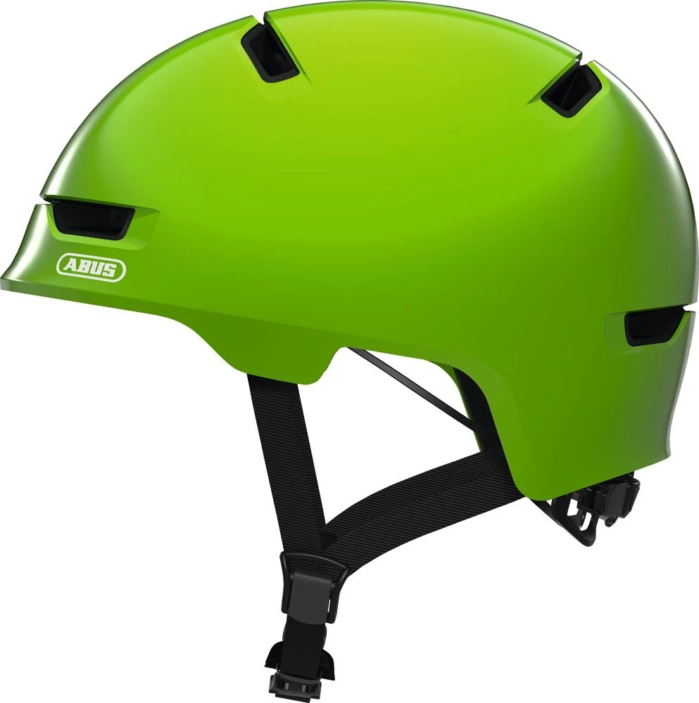 ABUS Scraper 3.0 KID Junior-Fahrradhelm Skatehelm-shiny Green