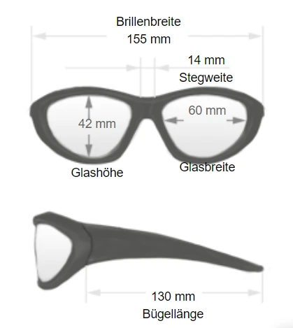 Überbrille Skipper 11.0 Polarisierend - Black Mat – Bild 3