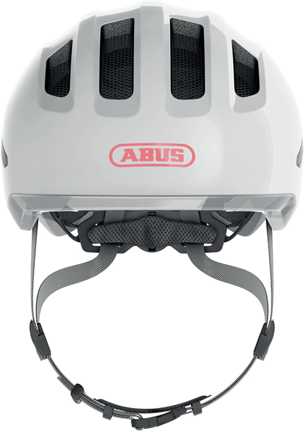 ABUS Smiley 3.0 ACE LED Kinder-Fahrradhelm - White Shiny – Bild 2