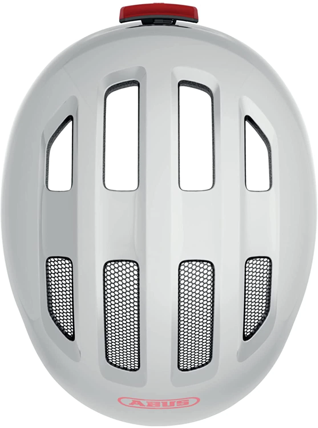 ABUS Smiley 3.0 ACE LED Kinder-Fahrradhelm - White Shiny – Bild 4