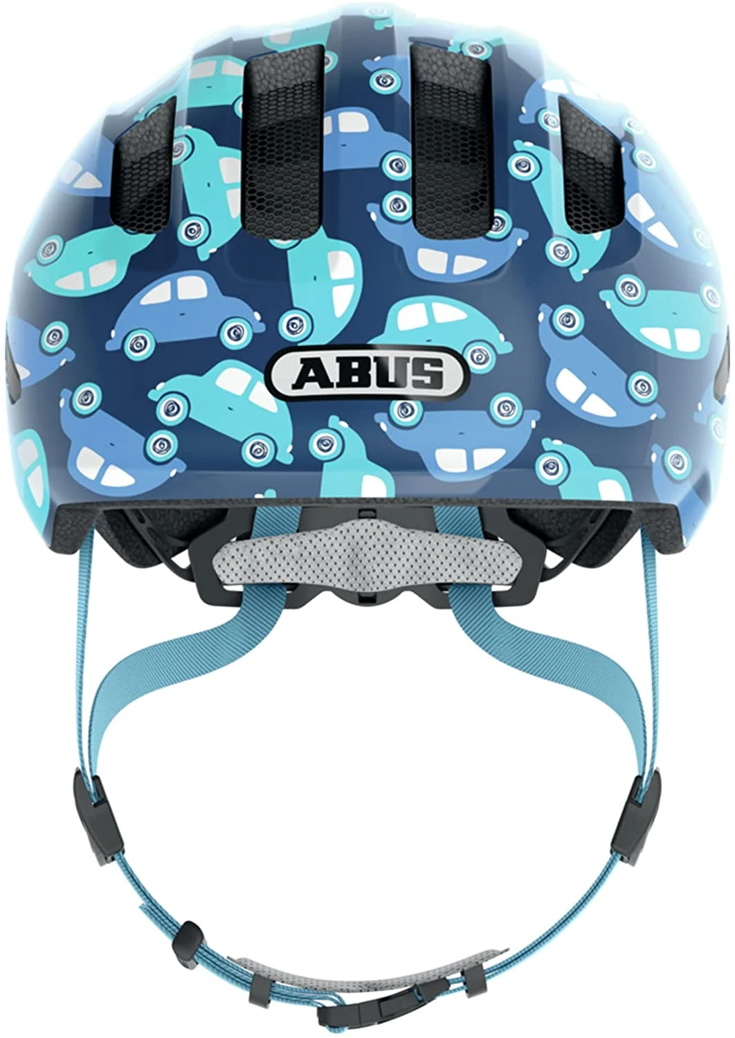ABUS Smiley 3.0 LED Kinder-Fahrradhelm - Blue Car – Bild 2
