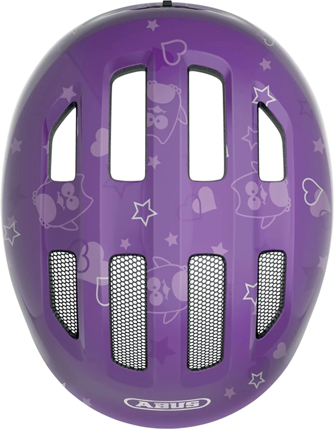 ABUS Smiley 3.0 Kinder-Fahrradhelm - Purple Star – Bild 4