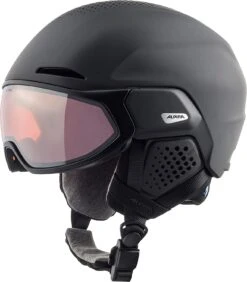 Alpina ORO QV MIPS Visier-Skihelm - Black Mat