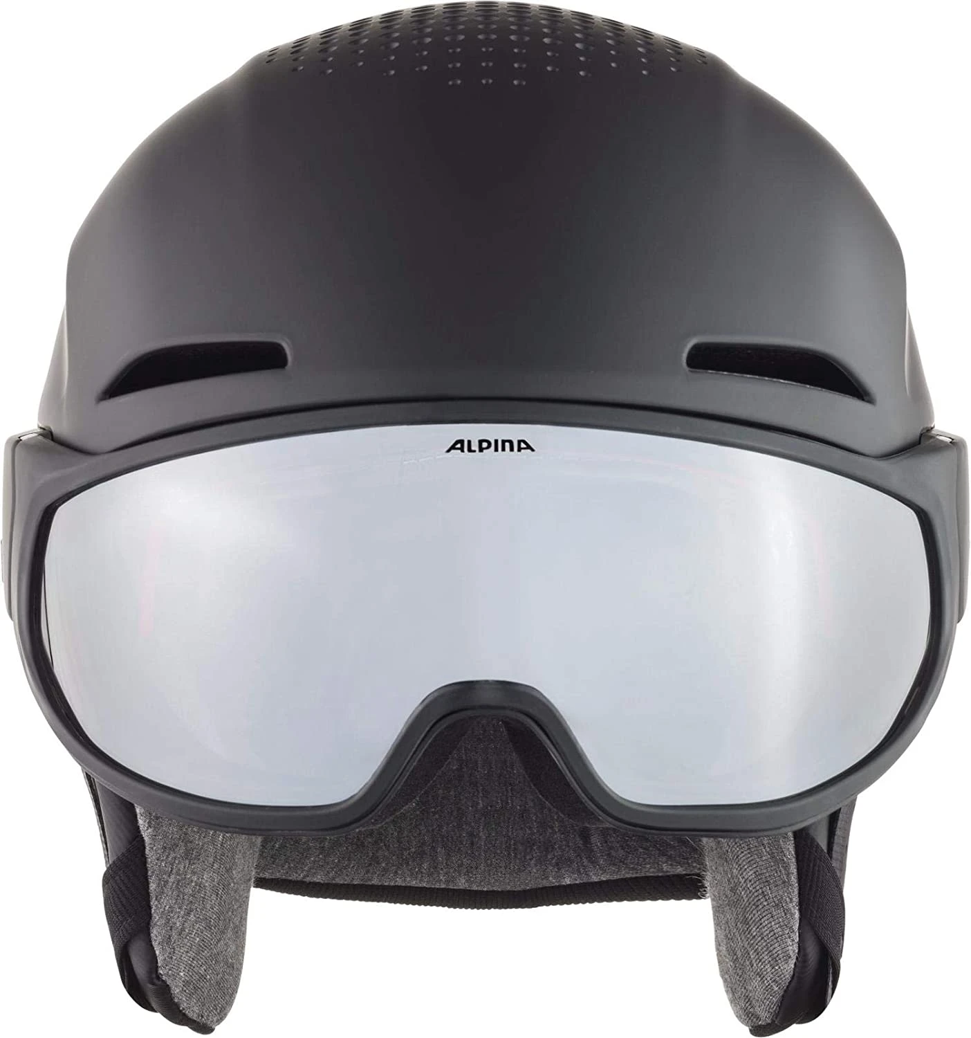 Alpina ALTO V Visier Skihelm - Black Mat – Bild 2