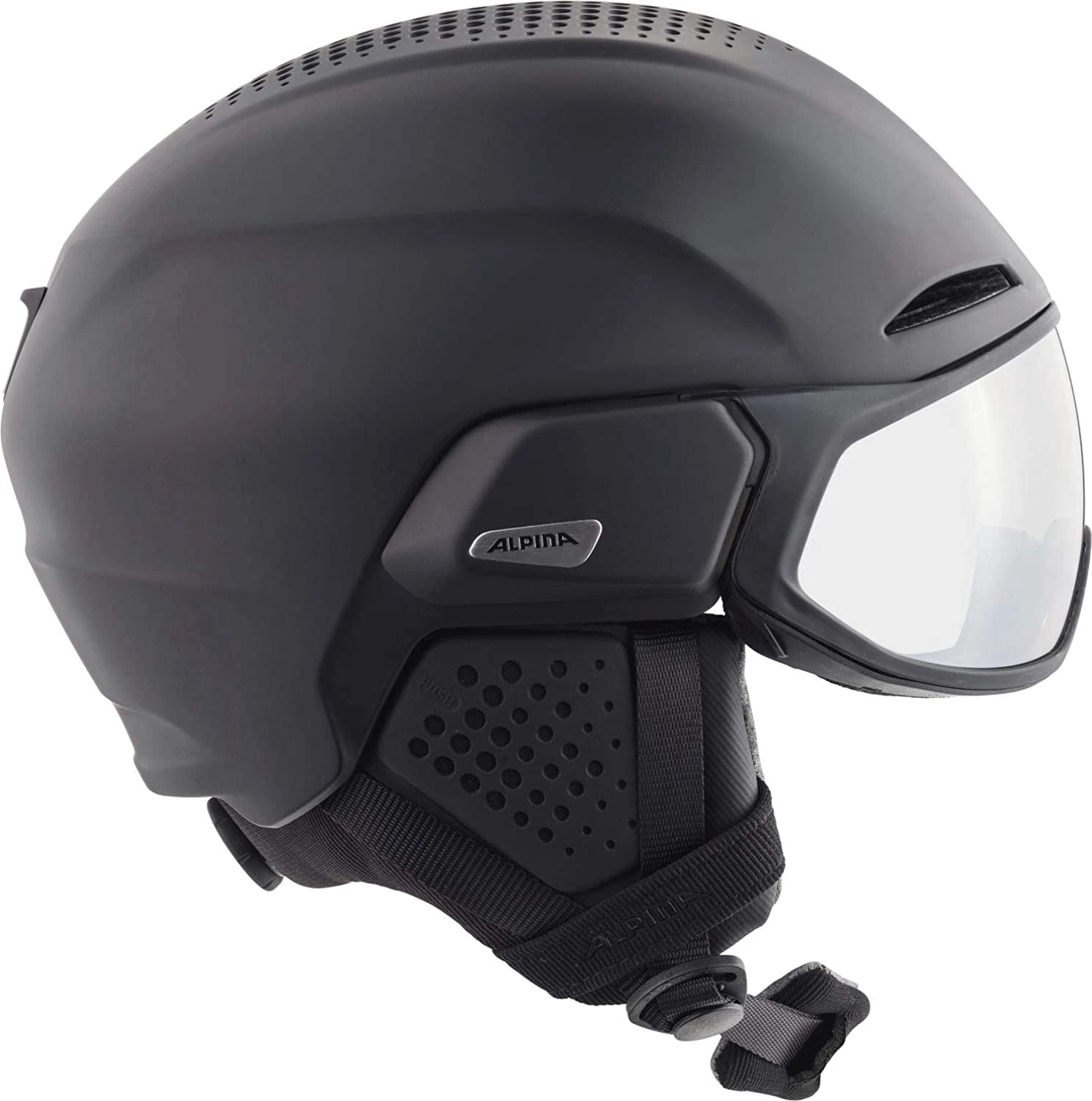 Alpina ALTO V Visier Skihelm - Black Mat – Bild 3