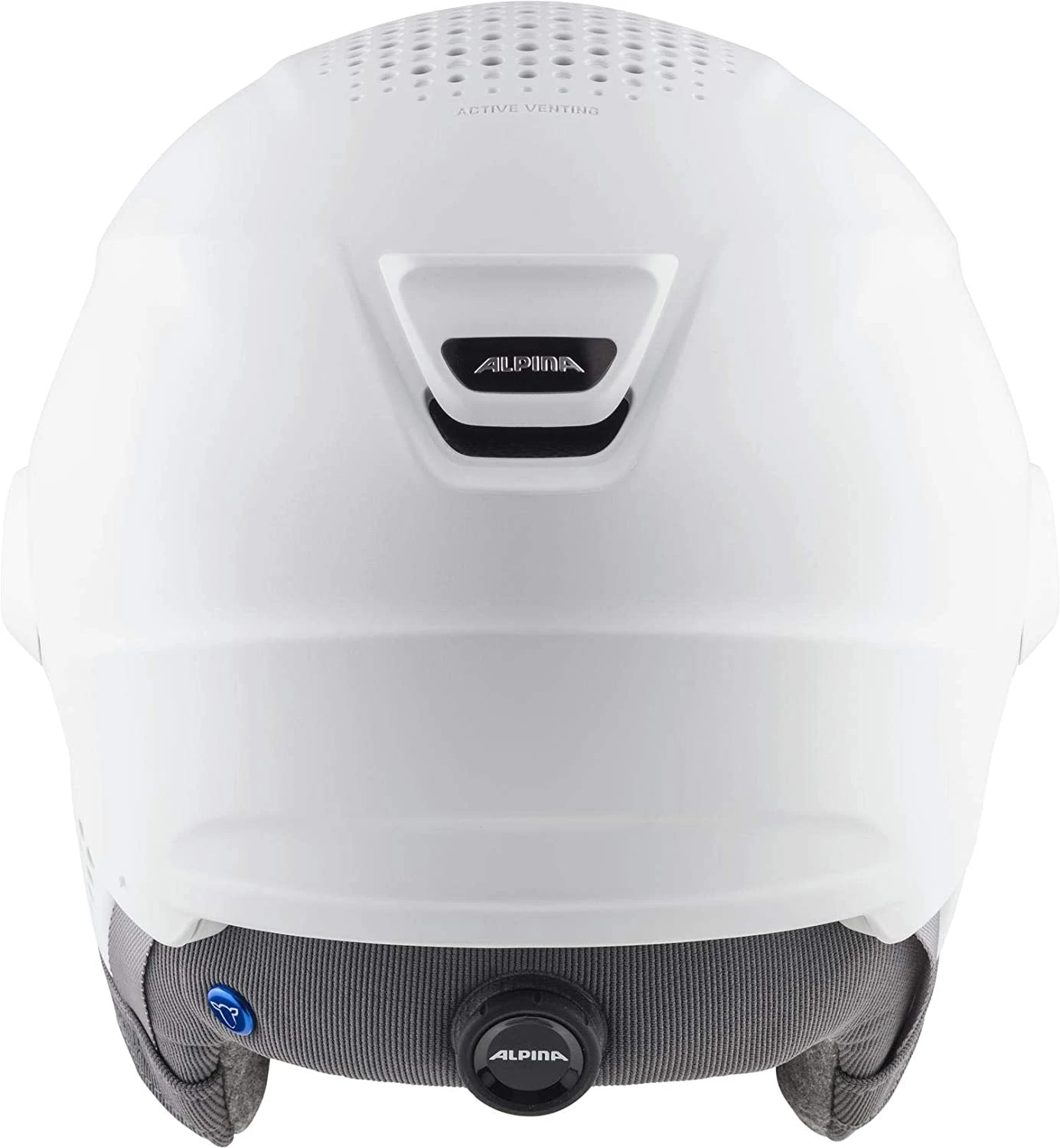 Alpina ALTO V Visier Skihelm - White Mat – Bild 4