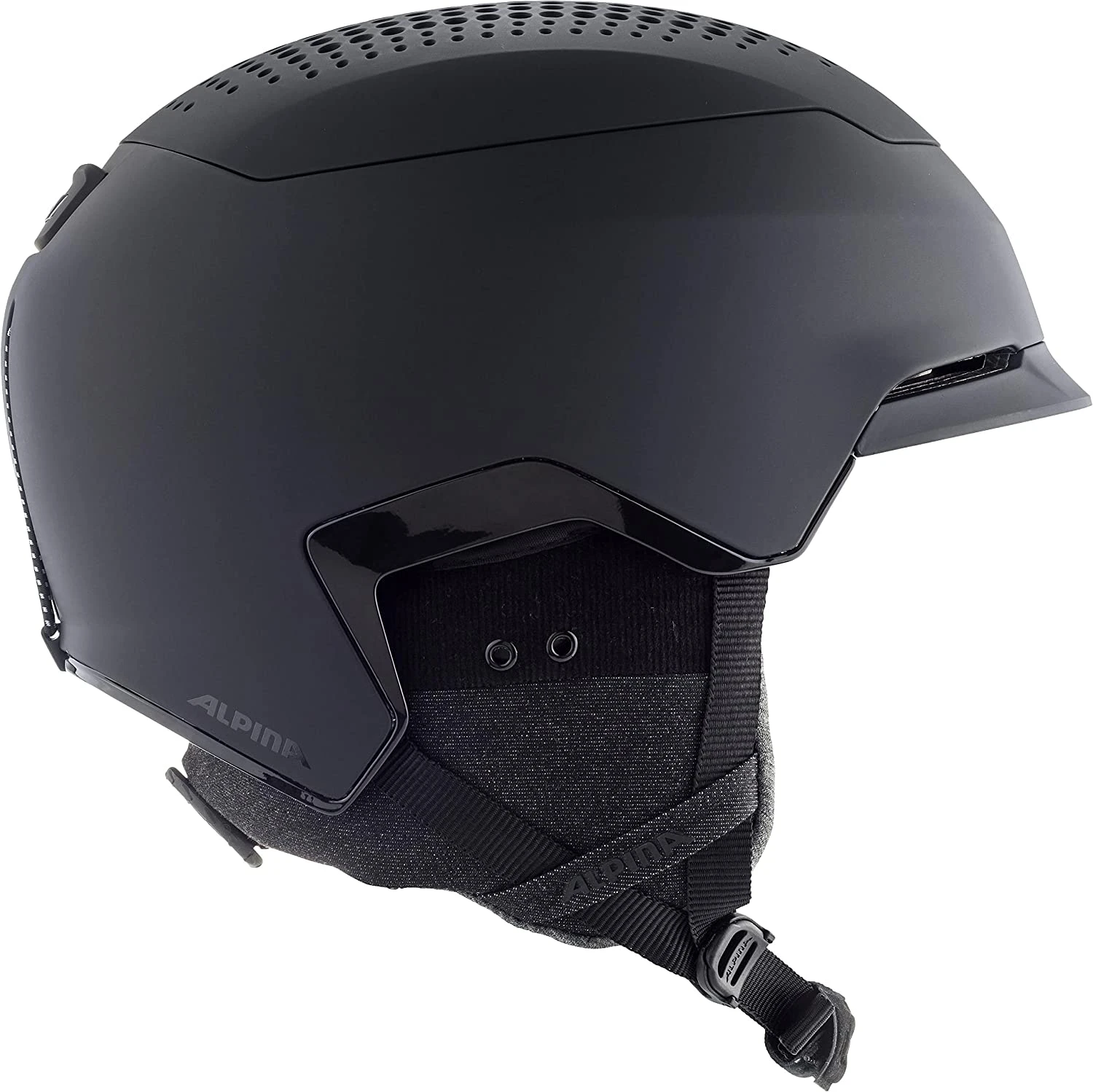 Alpina Banff MIPS Skihelm - Black Mat – Bild 3