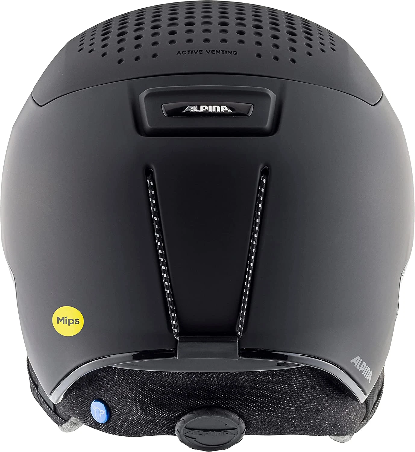 Alpina Banff MIPS Skihelm - Black Mat – Bild 4