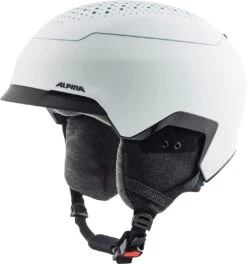 Alpina Banff MIPS Skihelm - White Mat