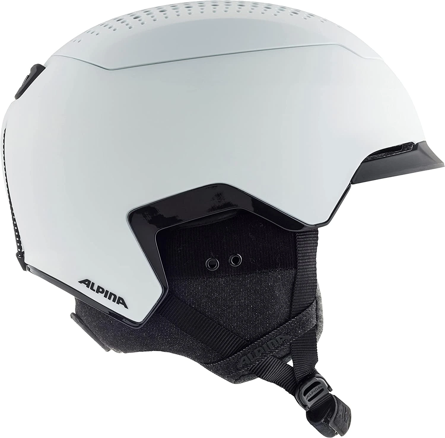 Alpina Banff MIPS Skihelm - White Mat – Bild 3