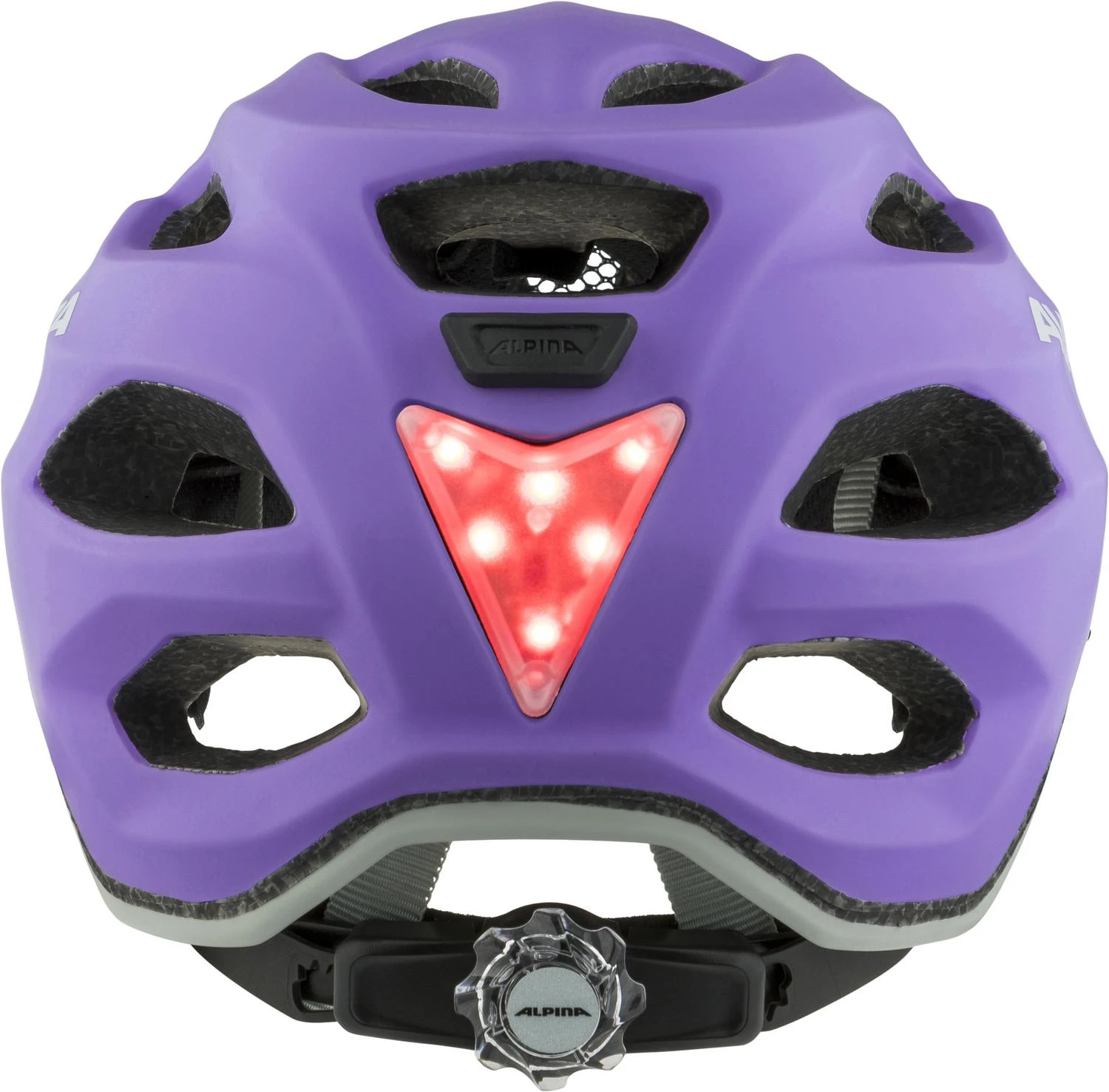 Alpina Carapax Jr. Flash Fahrradhelm - Purple Matt – Bild 3