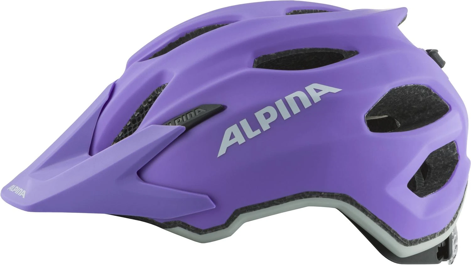 Alpina Carapax Jr. Flash Fahrradhelm - Purple Matt – Bild 4