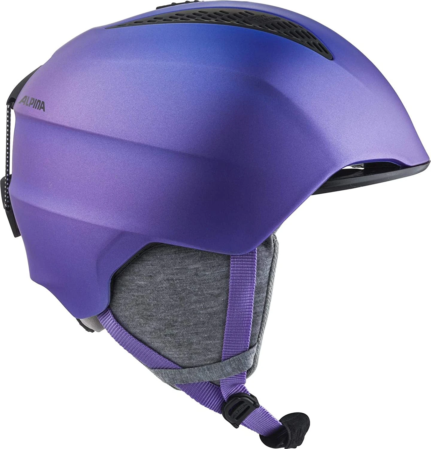 Alpina Grand Jr Skihelm-neon-flip-flop Purple Matt – Bild 3