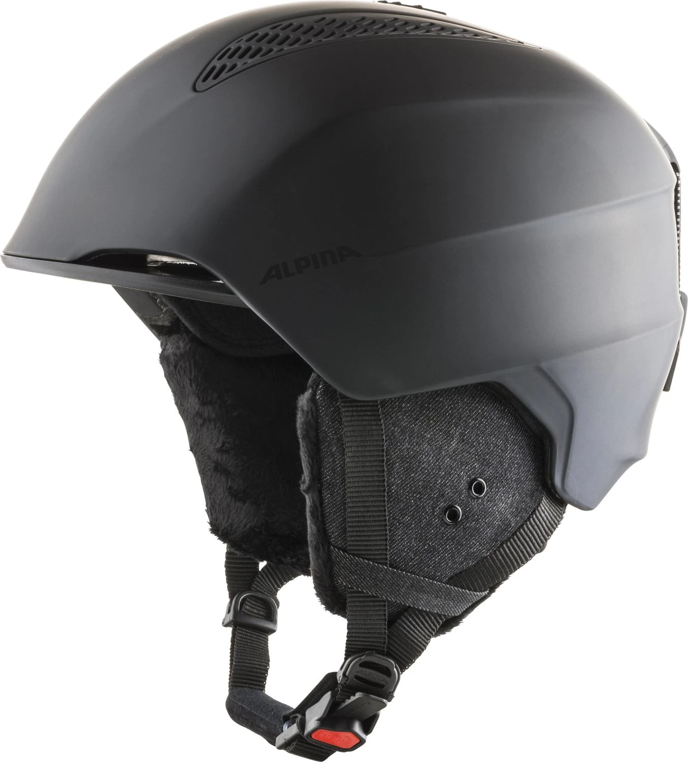 Alpina Grand Skihelm-black Matt