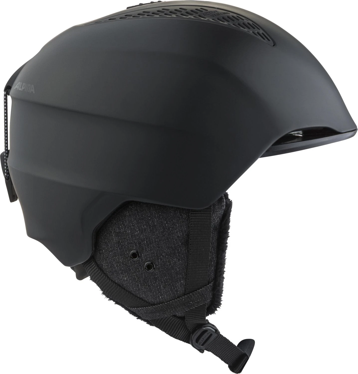 Alpina Grand Skihelm-black Matt – Bild 3