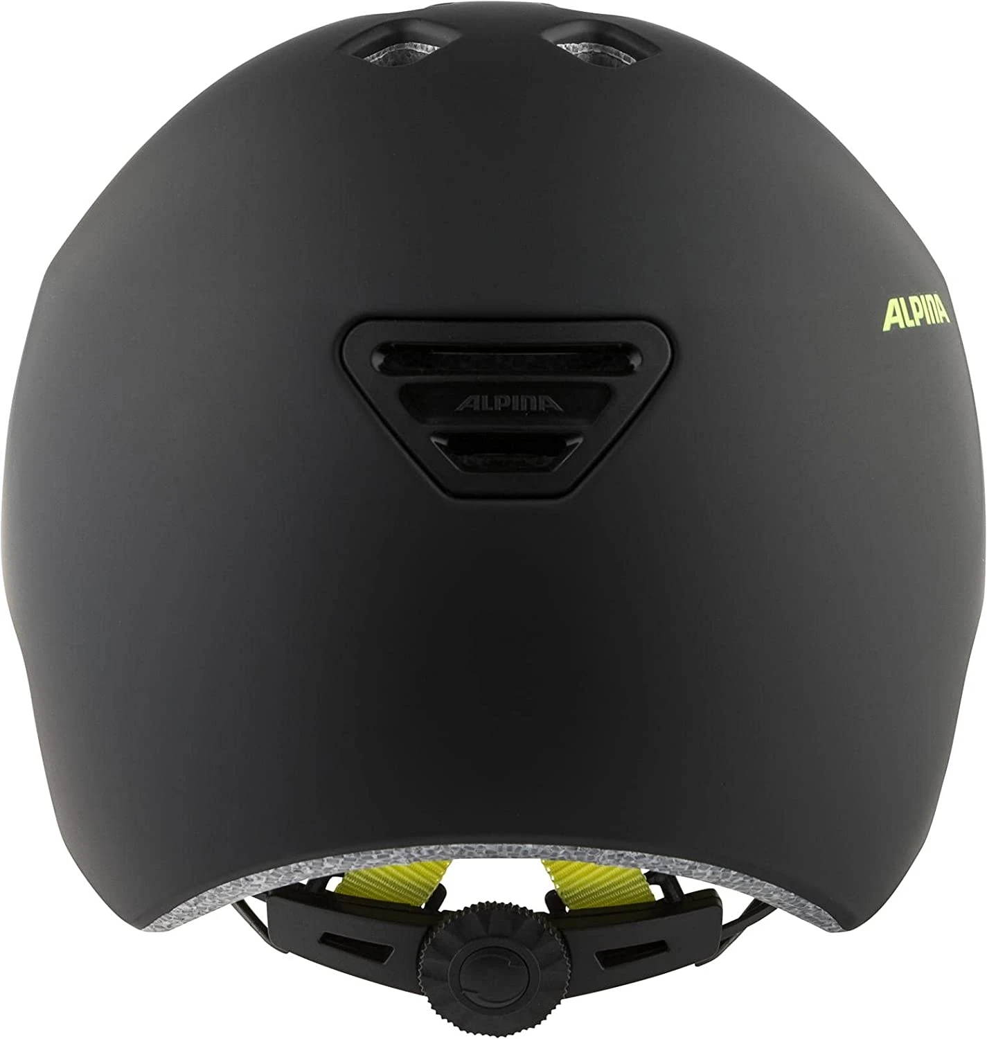 Alpina Hackney Skatehelm-Fahrradhelm - Black-neon Yellow Matt – Bild 4