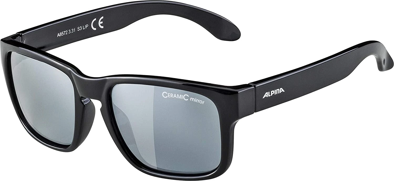 Alpina Mitzo Kinder-Sonnenbrille - Black Gloss