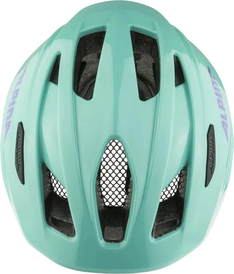 Alpina Pico Flash Kinder Fahrradhelm - Turquoise Gloss (glänzend) – Bild 2