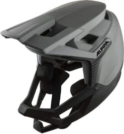 Alpina Roca Downhill-MTB Helm - Coffee Grey Mat
