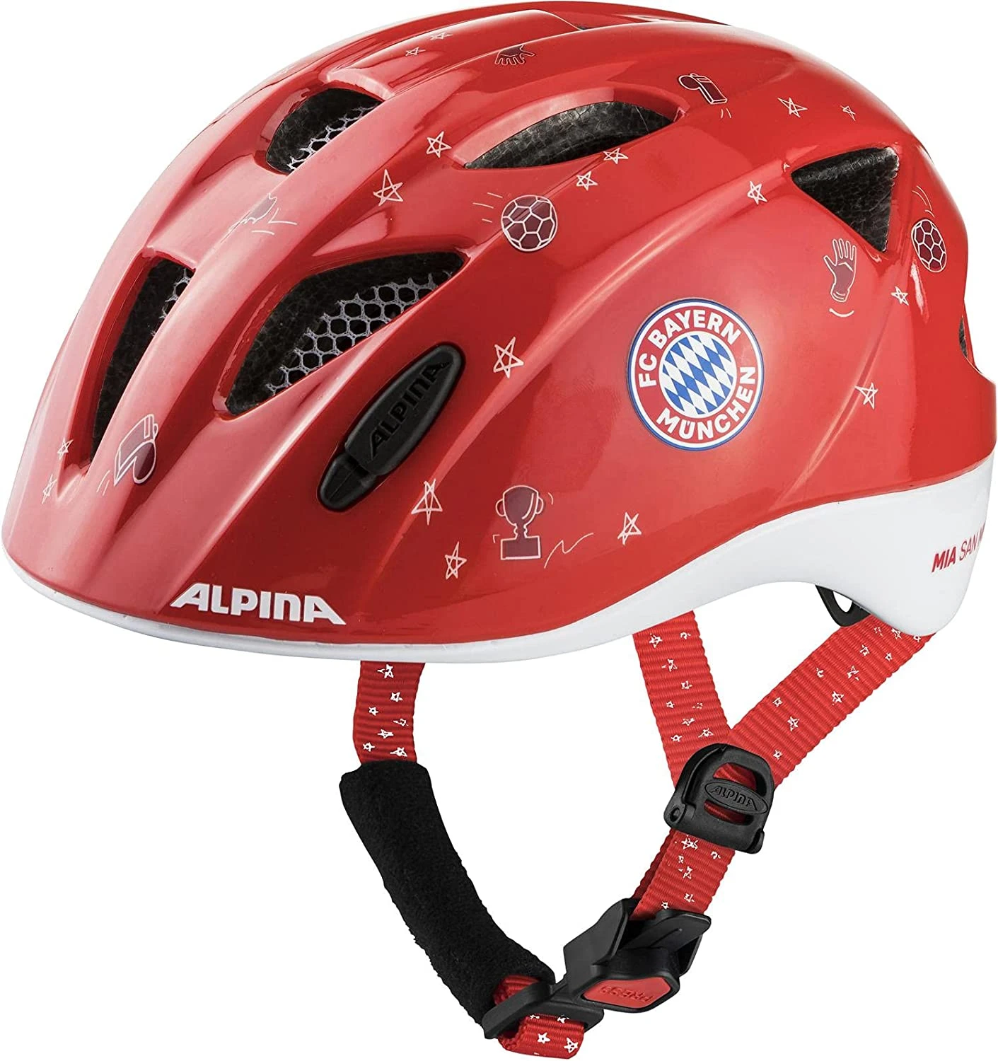 Alpina Ximo FCB Kinder Fahrradhelm - FC Bayern München
